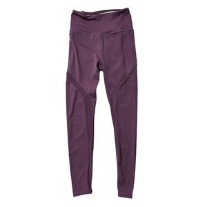 Fit Booty purple high rise ruched yoga leggings women’s size medium 1468